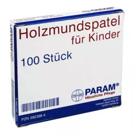 MUNDSPATEL Hout voor kinderen, 100 stuks