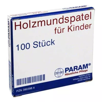 MUNDSPATEL Hout voor kinderen, 100 stuks MUNDSPATEL Hout voor kinderen, 100 stuks