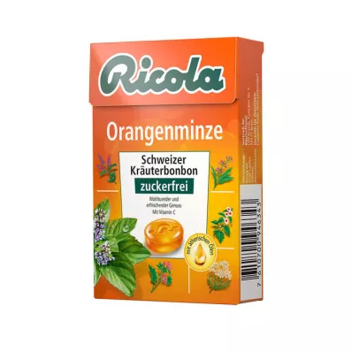 RICOLA o.Z.Box Sinaasappel Mint Snoepjes, 50 g RICOLA o.Z.Box Sinaasappel Mint Snoepjes, 50 g