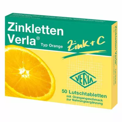 ZINKLETTEN Verla Sinaasappel zuigtabletten, 50 stuks