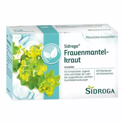 SIDROGA Ladys Mantle thee filterzakje, 20X1.0 g SIDROGA Ladys Mantle thee filterzakje, 20X1.0 g