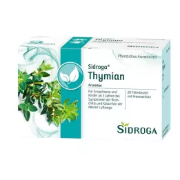 SIDROGA Tijmthee filterzakje, 20X1.6 g