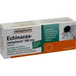 ECHINACEA-RATIOPHARM 100 mg tabletten, 20 stuks