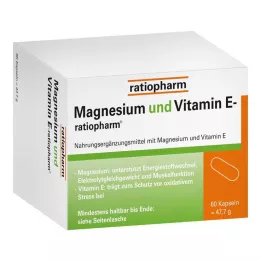 MAGNESIUM UND VITAMIN E-ratiopharm capsules, 60 stuks
