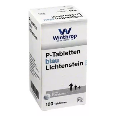 P TABLETTEN blauw 8 mm steek, 100 st P TABLETTEN blauw 8 mm steek, 100 st