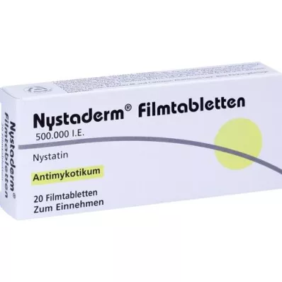 NYSTADERM Filmomhulde tabletten, 20 stuks