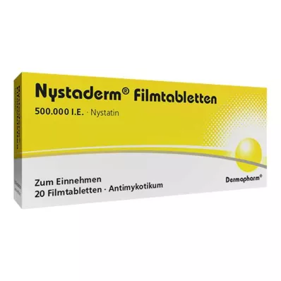 NYSTADERM Filmomhulde tabletten, 20 stuks NYSTADERM Filmomhulde tabletten, 20 stuks
