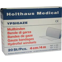 YPSIGAZE Gaasverband 4 cmx4 m, 20 st
