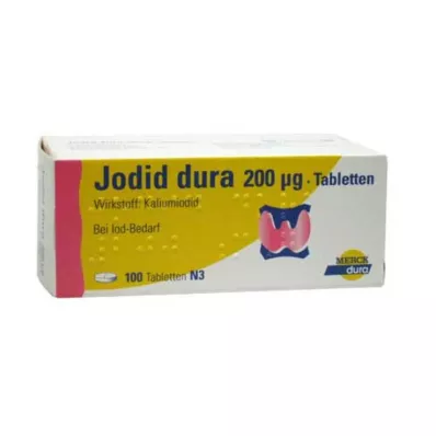 JODID dura 200 µg tabletten, 100 stuks JODID dura 200 µg tabletten, 100 stuks