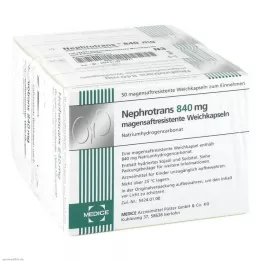 NEPHROTRANS 840 mg enteric-gecoate capsules, 100 stuks