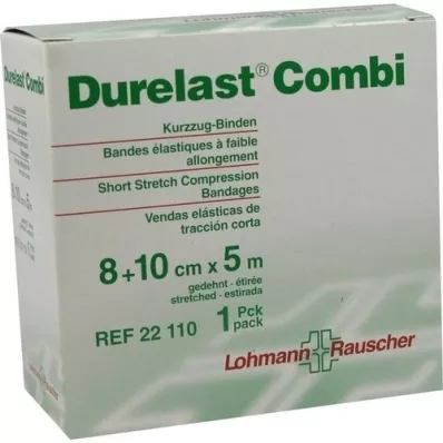 DURELAST Verband Combi 8 cmx5 m+10 cmx5 m, 2 stuks