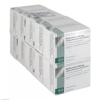 NEPHROTRANS 840 mg enterische capsules, 500 stuks NEPHROTRANS 840 mg enterische capsules, 500 stuks