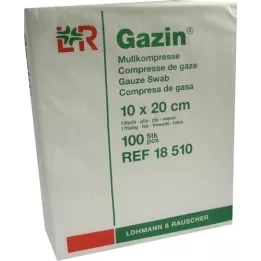 GAZIN Gaas comp.10x20 cm niet-steriel 12x op, 100 st