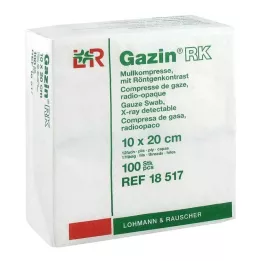 GAZIN Gaas comp.10x20 cm niet-steriel 12x RK, 100 st