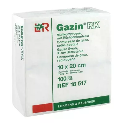 GAZIN Gaas comp.10x20 cm niet-steriel 12x RK, 100 st