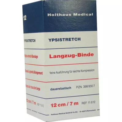 LANGZUGBINDE fijn Ypsistretch 12 cmx7 m, 1 st LANGZUGBINDE fijn Ypsistretch 12 cmx7 m, 1 st