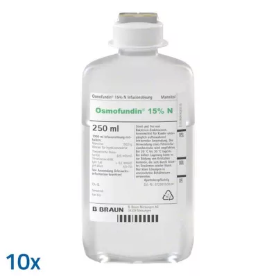 OSMOFUNDIN 15% N Ecoflac Pl. infusieoplossing, 10X250 ml OSMOFUNDIN 15% N Ecoflac Pl. infusieoplossing, 10X250 ml