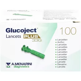 GLUCOJECT Lancetten PLUS 33 G, 100 stuks