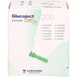 GLUCOJECT Lancetten PLUS 33 G, 200 stuks