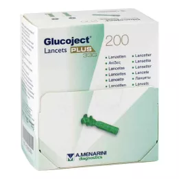 GLUCOJECT Lancetten PLUS 33 G, 200 stuks