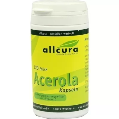 ACEROLA KAPSELN natuurlijke vitamine C, 120 stuks