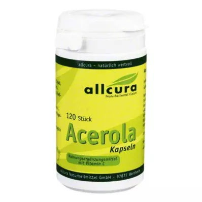 ACEROLA KAPSELN natuurlijke vitamine C, 120 stuks