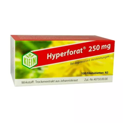 HYPERFORAT 250 mg filmomhulde tabletten, 100 stuks HYPERFORAT 250 mg filmomhulde tabletten, 100 stuks