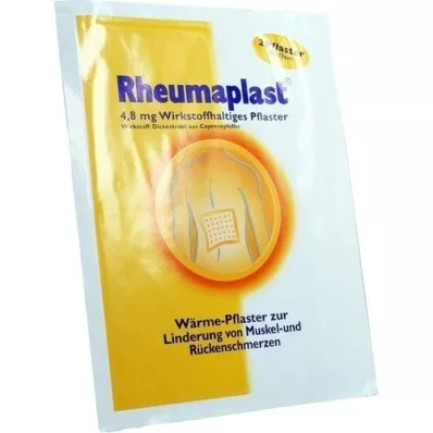 RHEUMAPLAST 4,8 mg pleister met werkzame stof, 2 stuks