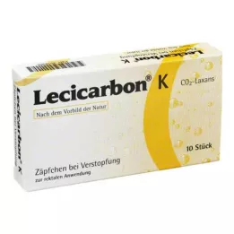 LECICARBON K CO2 Laxans kinder zetpillen, 10 stuks