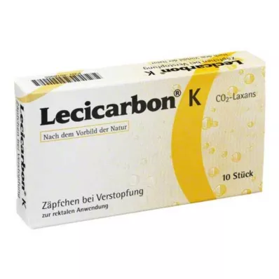 LECICARBON K CO2 Laxans kinder zetpillen, 10 stuks