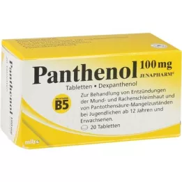 PANTHENOL 100 mg Jenapharm tabletten, 20 stuks