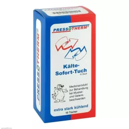 PRESSOTHERM Koud instant doekje, 10 stuks
