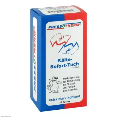 PRESSOTHERM Koud instant doekje, 10 stuks PRESSOTHERM Koud instant doekje, 10 stuks