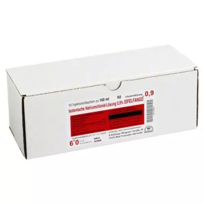 ISOTONISCHE NaCl-oplossing 0,9% Eifelfango, 10X100 ml