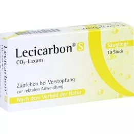 LECICARBON S CO2 Laxans zetpillen, 10 stuks