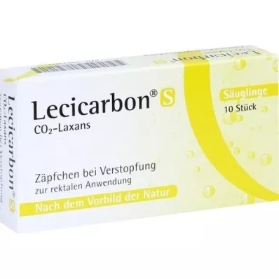 LECICARBON S CO2 Laxans zetpillen, 10 stuks