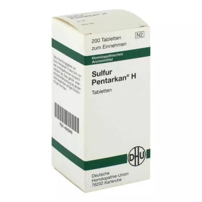SULFUR PENTARKAN H tabletten, 200 stuks SULFUR PENTARKAN H tabletten, 200 stuks
