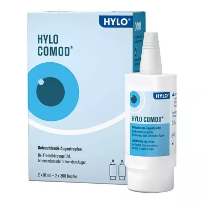 HYLO-COMOD Oogdruppels, 2X10 ml HYLO-COMOD Oogdruppels, 2X10 ml