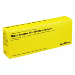 ALPHA LIPONSÄURE AAA Injectieflacons 600 mg, 5X50 ml