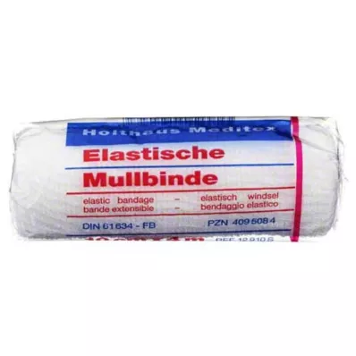 MULLBINDEN elastiek 10 cmx4 m, 1 st