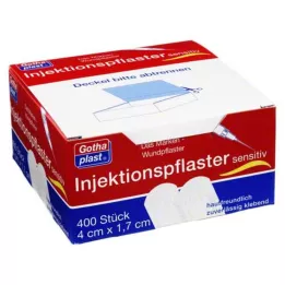 GOTHAPLAST Spuitpleister gevoelig 1,7x4 cm, 400 stuks