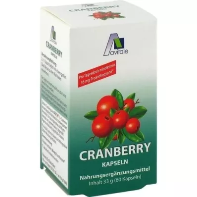 CRANBERRY KAPSELN 400 mg, 60 st