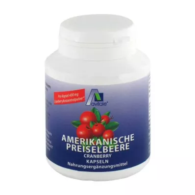 PREISELBEERE Amerikaanse 400 mg capsules, 100 stuks