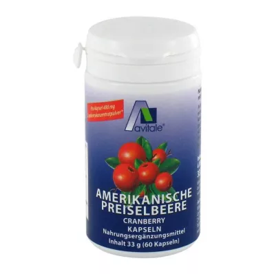 PREISELBEERE Amerikaanse 400 mg capsules, 60 st