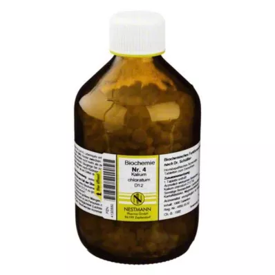 BIOCHEMIE 4 Kalium chloratum D 12 tabletten, 1000 st BIOCHEMIE 4 Kalium chloratum D 12 tabletten, 1000 st