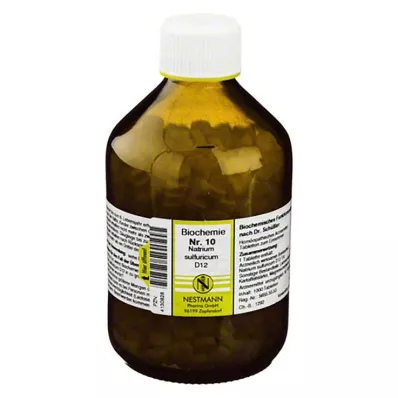 BIOCHEMIE 10 Natrium sulphuricum D 12 tabletten, 1000 st