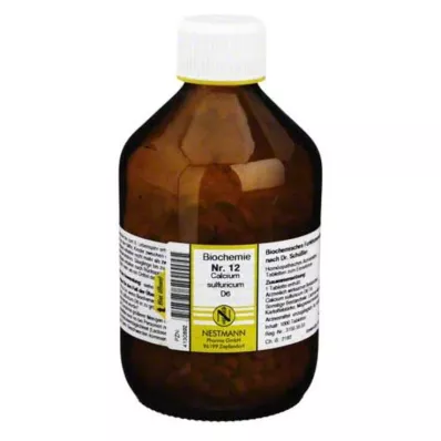 BIOCHEMIE 12 Calcium sulphuricum D 6 tabletten, 1000 st BIOCHEMIE 12 Calcium sulphuricum D 6 tabletten, 1000 st