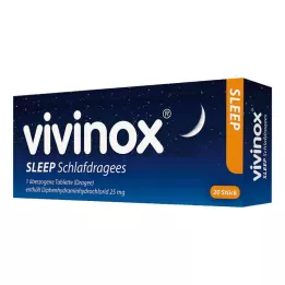 VIVINOX Slaappastilles gecoate tab, 20 stuks