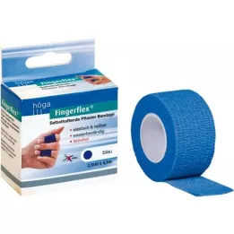 FINGERFLEX 2,5 cmx4,5 m blauw latexvrij, 1 st