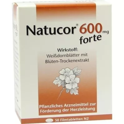 NATUCOR 600 mg forte filmomhulde tabletten, 50 st